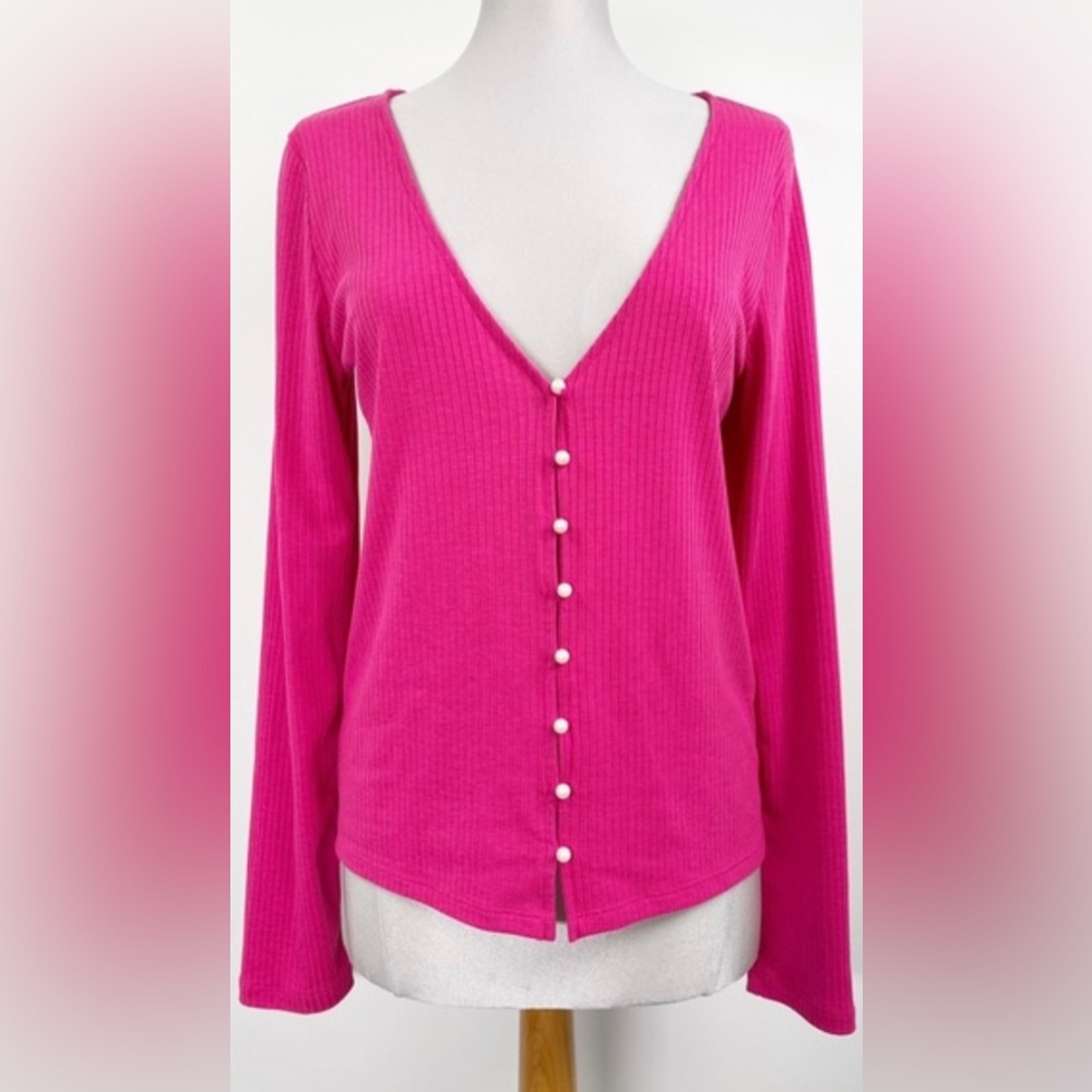 Wilfred Pearl Long-sleeve Hot Pink Size XSmall